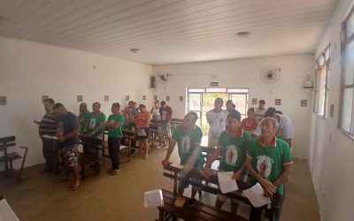 Visita dos familiares na Fazenda em Várzea da Palma