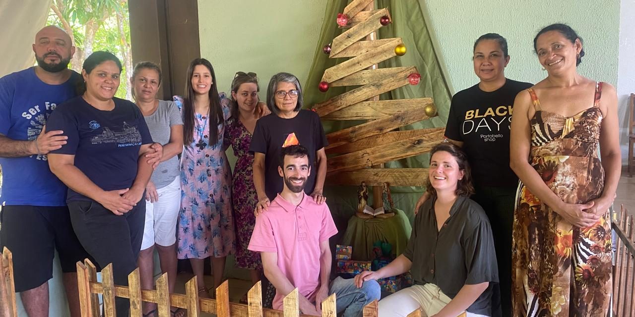 Missionários franceses visitam a Fazenda de Palmas