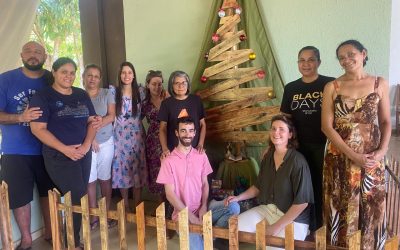 Missionários franceses visitam a Fazenda de Palmas