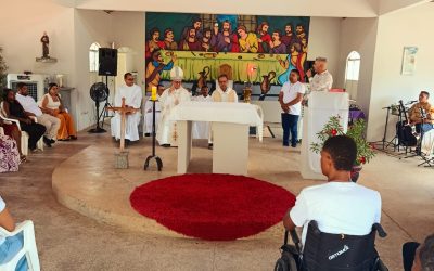 Em Bom Jesus dos Passos Missa de Natal é coroada com 7 crismados