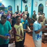 Adoração ao Santíssimo na Fazenda da Esperança de Poconé