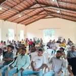 Bispo Dom José Moreira celebra missa na visita dos familiares na Fazenda em Tocantins