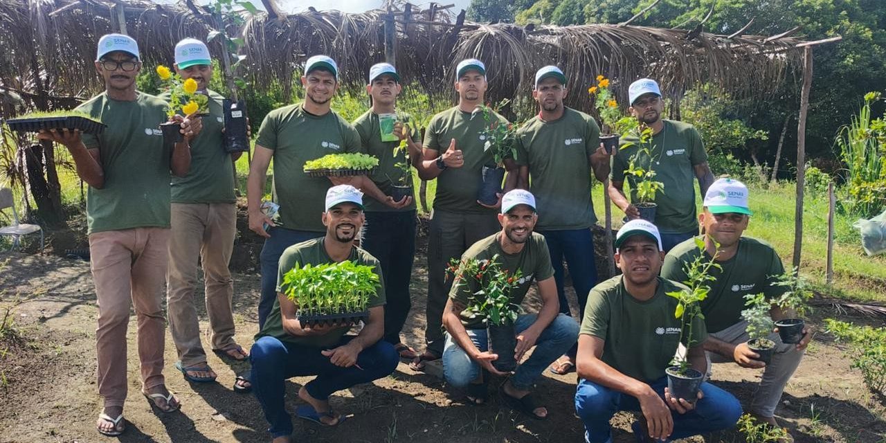 Curso de olericultura com SENAR transforma vidas na Fazenda de Jaboatão