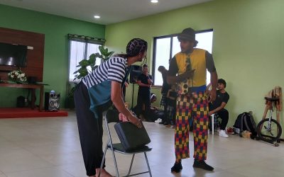 Grupo circense encanta Fazenda da Esperança em Cabo Verde