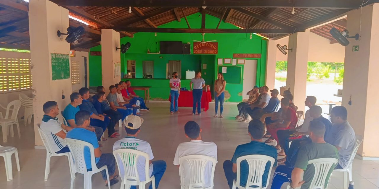 Equipe de saúde de Varjota atende acolhidos da Fazenda em Oeiras