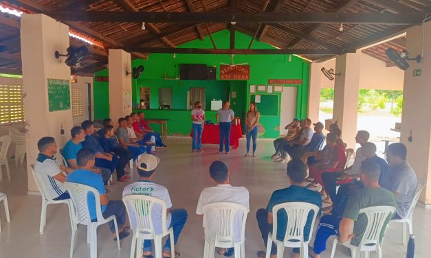 Equipe de saúde de Varjota atende acolhidos da Fazenda em Oeiras