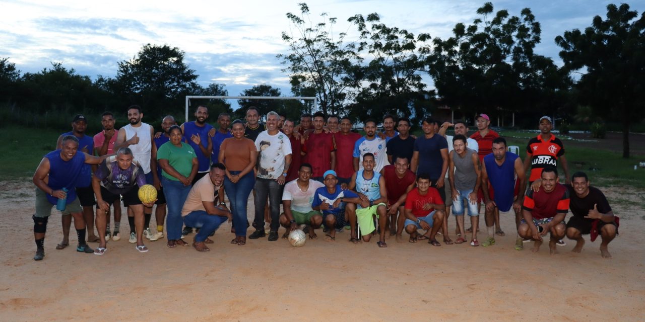 Secretarias de São João da Varjota promovem cidadania e esporte na Fazenda de Oeiras