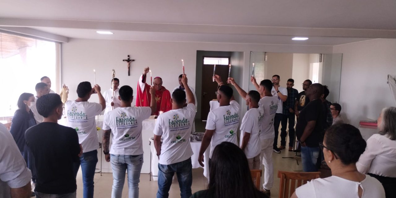 Batismo e Crisma celebram novo começo na Fazenda Nossa Senhora das Mercês