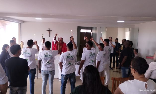 Batismo e Crisma celebram novo começo na Fazenda Nossa Senhora das Mercês