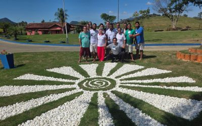 Conclusão da oficina de oração na Fazenda de Serra