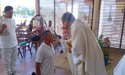 Missa marca Dia das Mães e batismos na Fazenda Serra