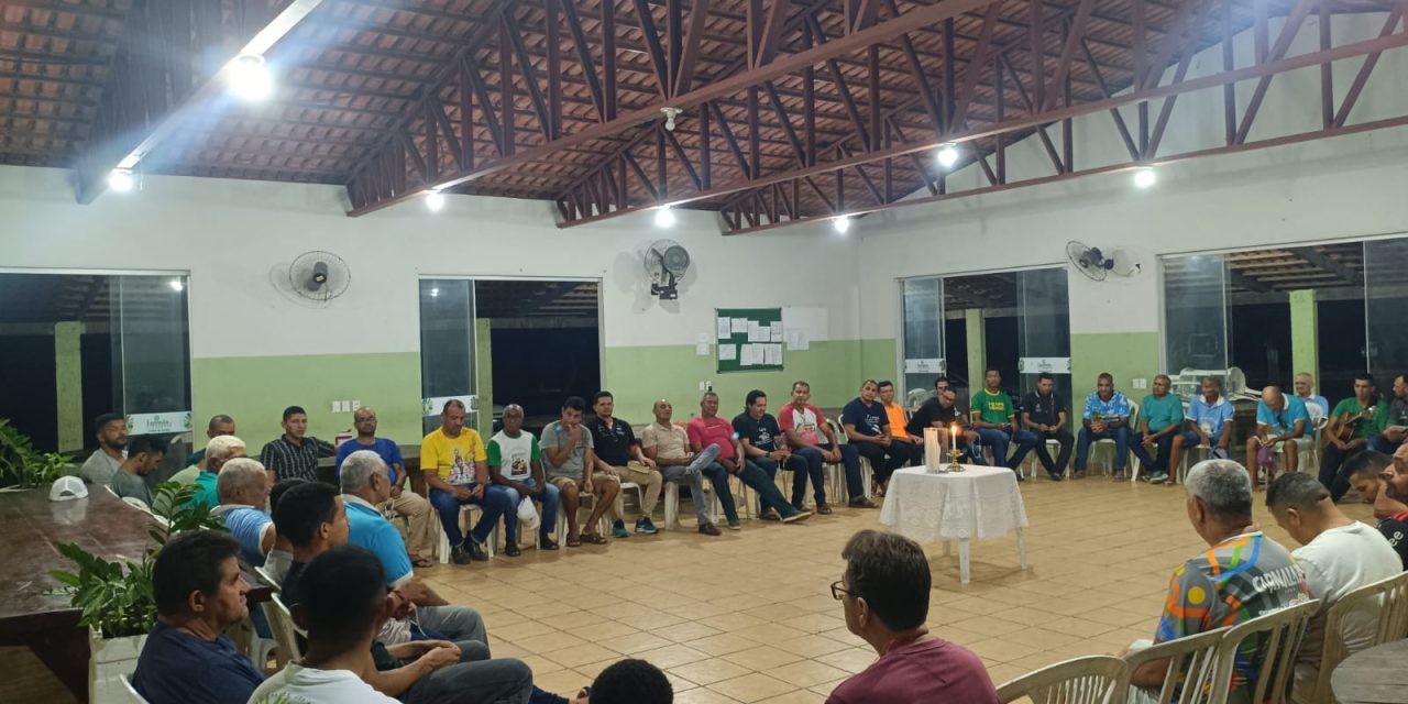 Terço dos Homens realiza encontro mensal na Fazenda Senhor do Bonfim