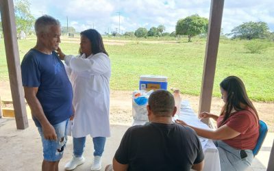 Equipe de saúde visita a Fazenda em São Gonçalo 