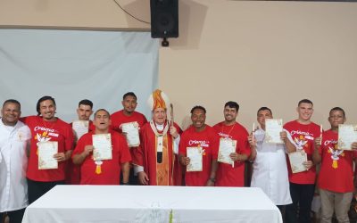 Nove Acolhidos Recebem o Sacramento da Crisma em Serra/ES