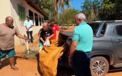 Fazenda de Mozarlândia/GO Recebe Doações