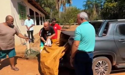 Fazenda de Mozarlândia/GO Recebe Doações