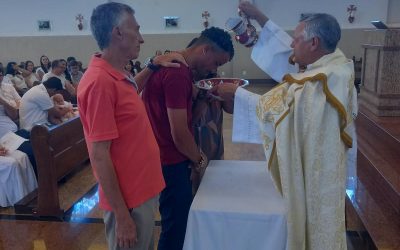 Fazenda da Esperança de Coromandel Celebra Batismo de Acolhido